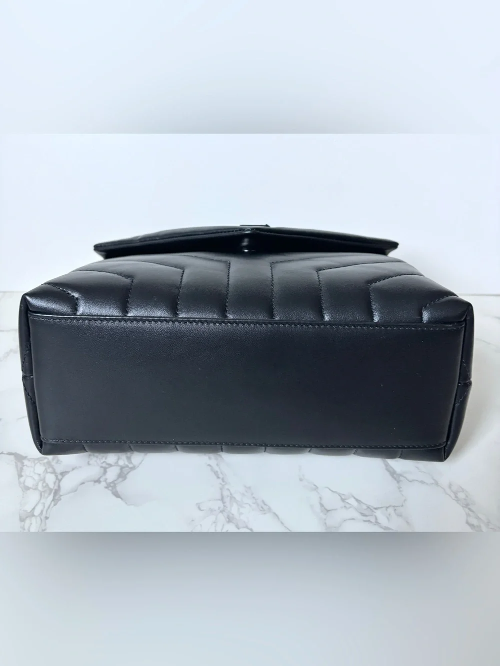 New Saint Laurent YSL Small Loulou Shoulder Bag Black w/Black Hardware